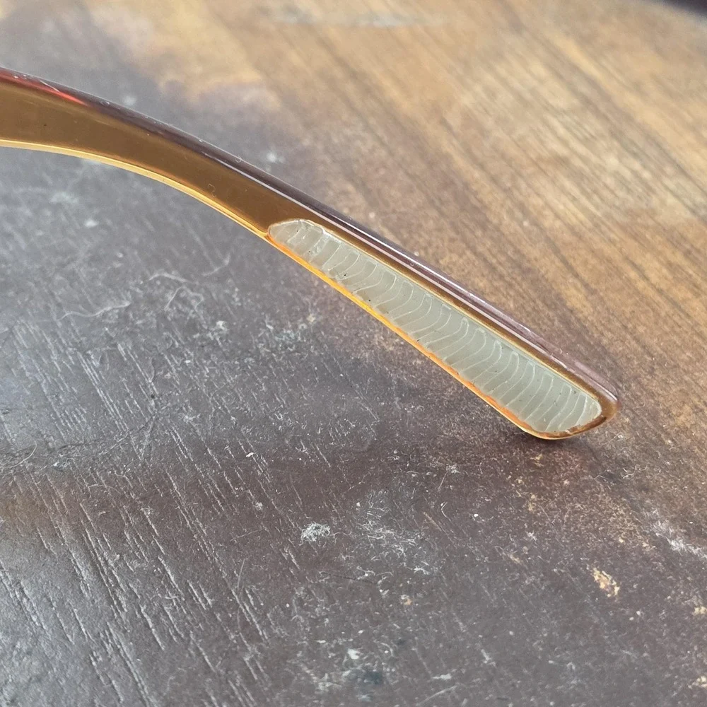 Roka Barton Sunglasses Mens 56-18-134 Brown Gray Tinted Square E7547-0956